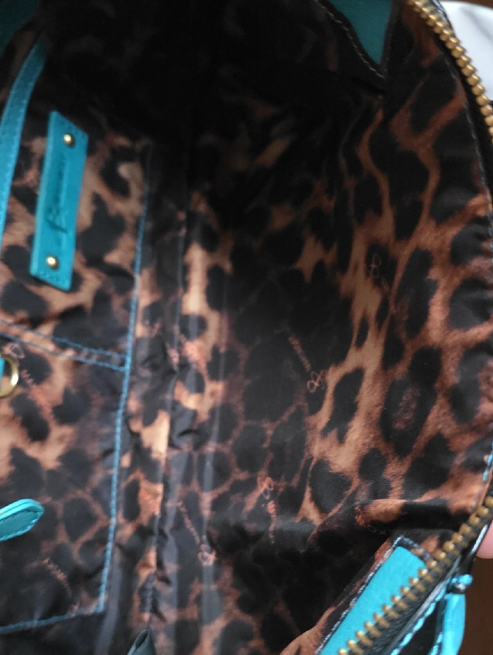 B Makowsky Blue and black Leather Bow Bag ๐๐ - Picture 14 of 14